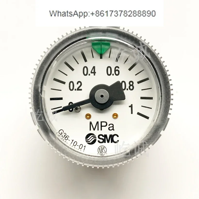 

Discount spot Japan SMC new axial pressure gauge G36-10-01 mechanical scale 1.0Mpa original