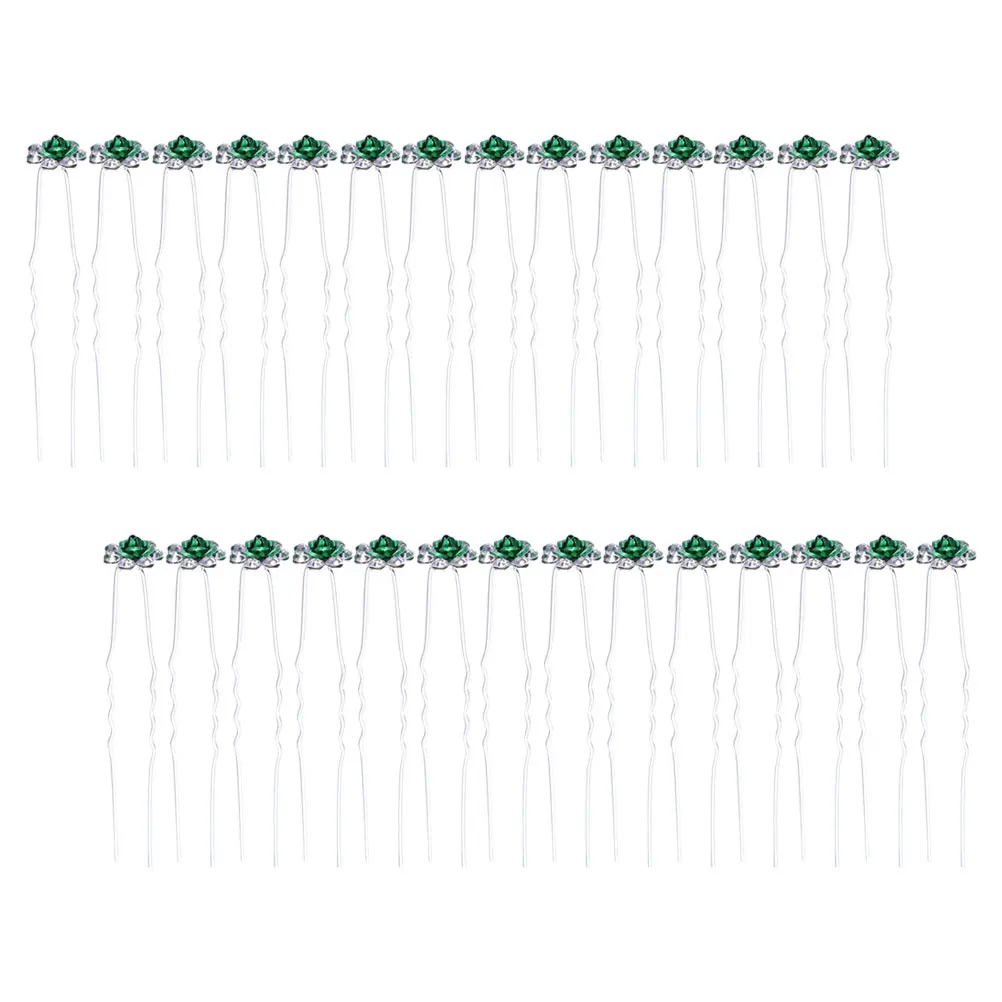 

40pcs Rhinestone Hairpin Bridal Accessories Wedding Hairpins Women Girls Daily Formal Occasions Decorative Hair Pins Hair Care