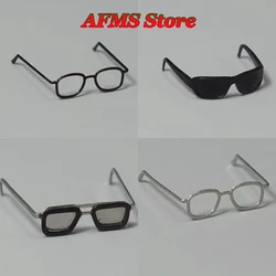 4 Style 1/12 Scale Vintage Sunglasses Pilot Driver Square Circular Glasses Fit 6inch Soldier Action Figure Body