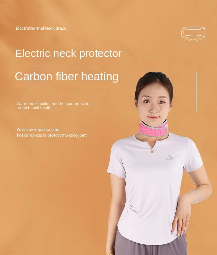 

Electric heating vibration neck protection vibration cervical neck support hot compress moxibustion to keep warm