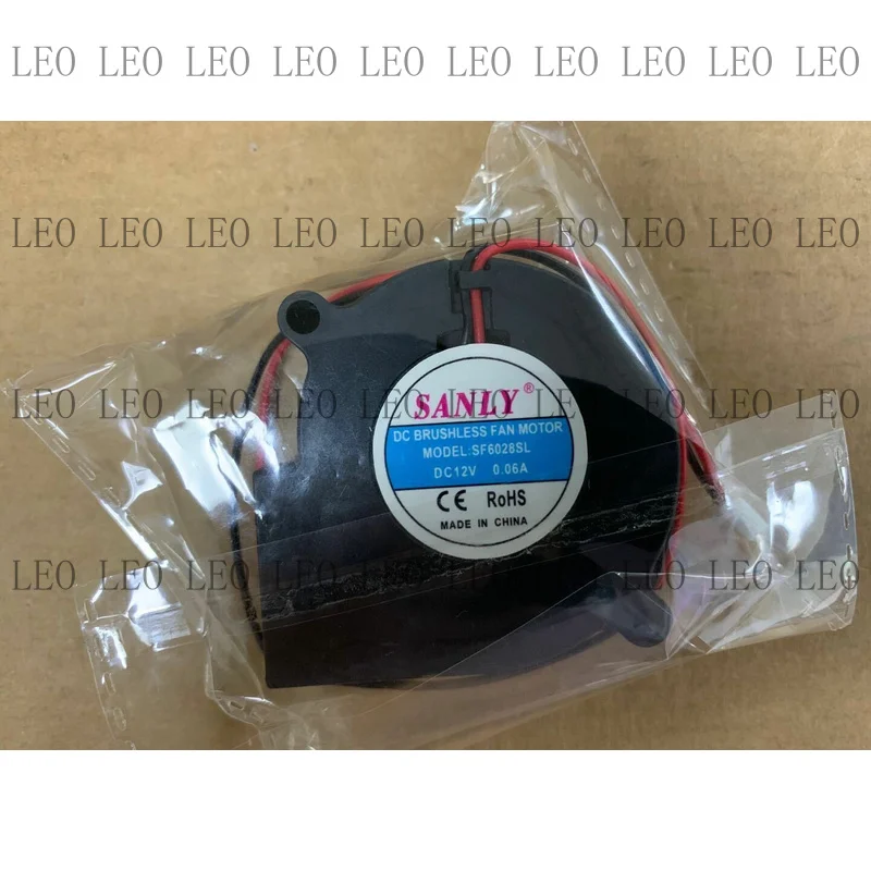 MY 1 PCS For SANLY Fan SF6028SL DC 12V 0.06A 60 * 60 * 28mm 2 Pin