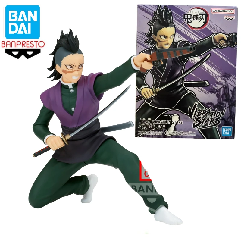 In Stock Bandai BANPRESTO Vibration Stars VS Demon Slayer Shinazugawa Genya Anime Action Figure Toy Gift Model Collection Hobby