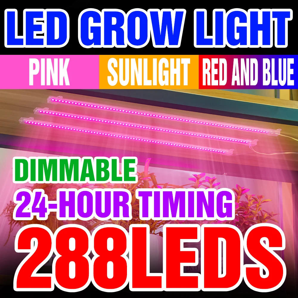 

Led Full Spectrum Grow Light 30cm 50cm Hydroponics Veg Flowers Grow Tent USB Dimmable Phyto Lamp Greenhouse Lighting Phytolamp