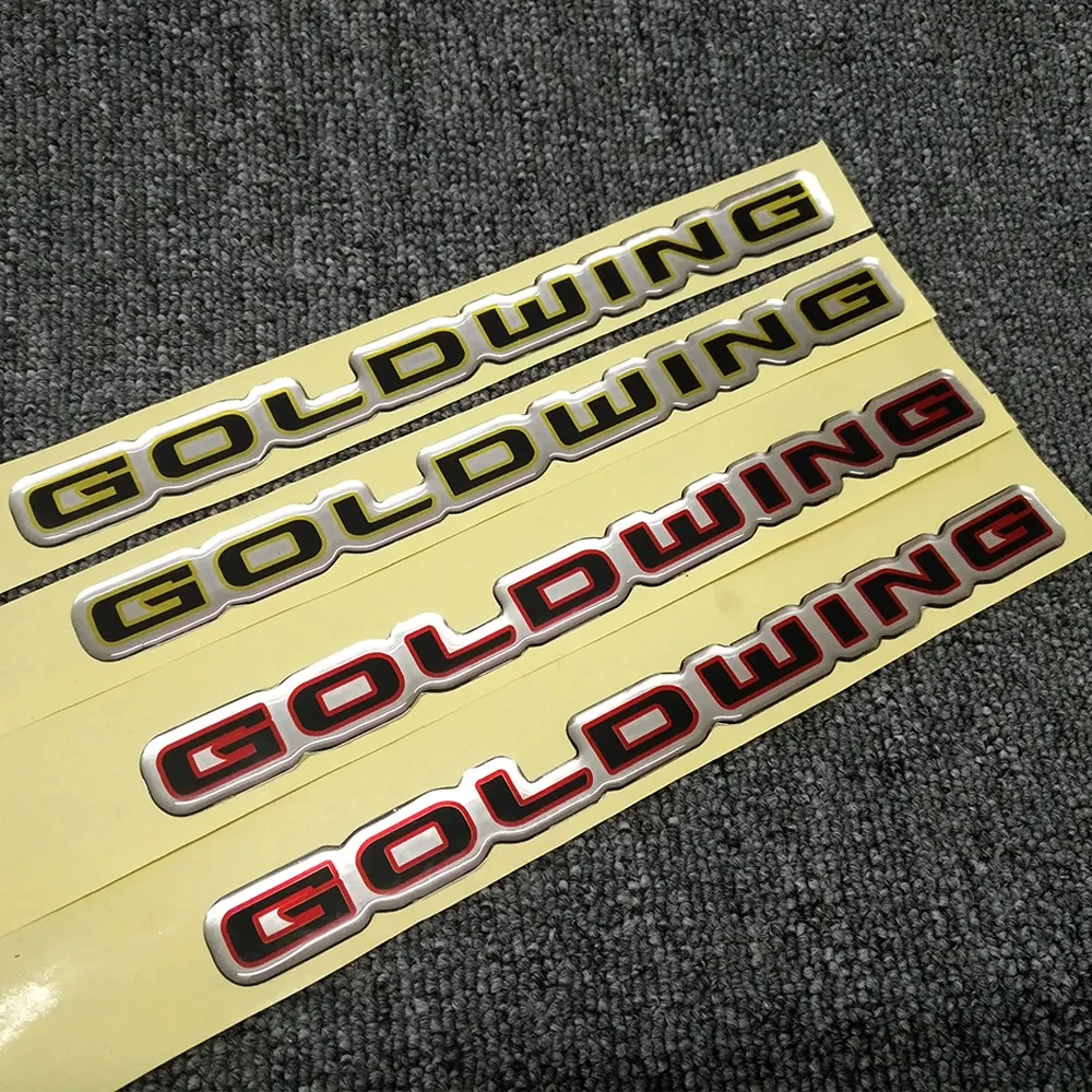 Gold wing Tour F6B GL 1800 ABS 3D Battery Cover Emblem Side Fairing Stickers Decal  Symbol Mark For Honda Goldwing GL1800