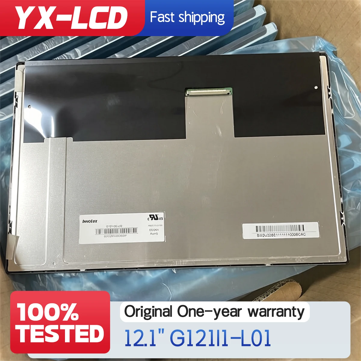

Original G121I1-L01 LCD Display for G121l1-L01 G121I1-L01 G121|1-L01 Rev. C2 G121ICE-L01 G121ICE-L02 LCD Display Panel