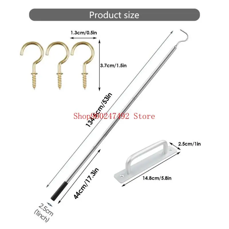 Set accesso alla soffitta per fai -da -te con funzionalità trasformabile Pull Down Ladder
