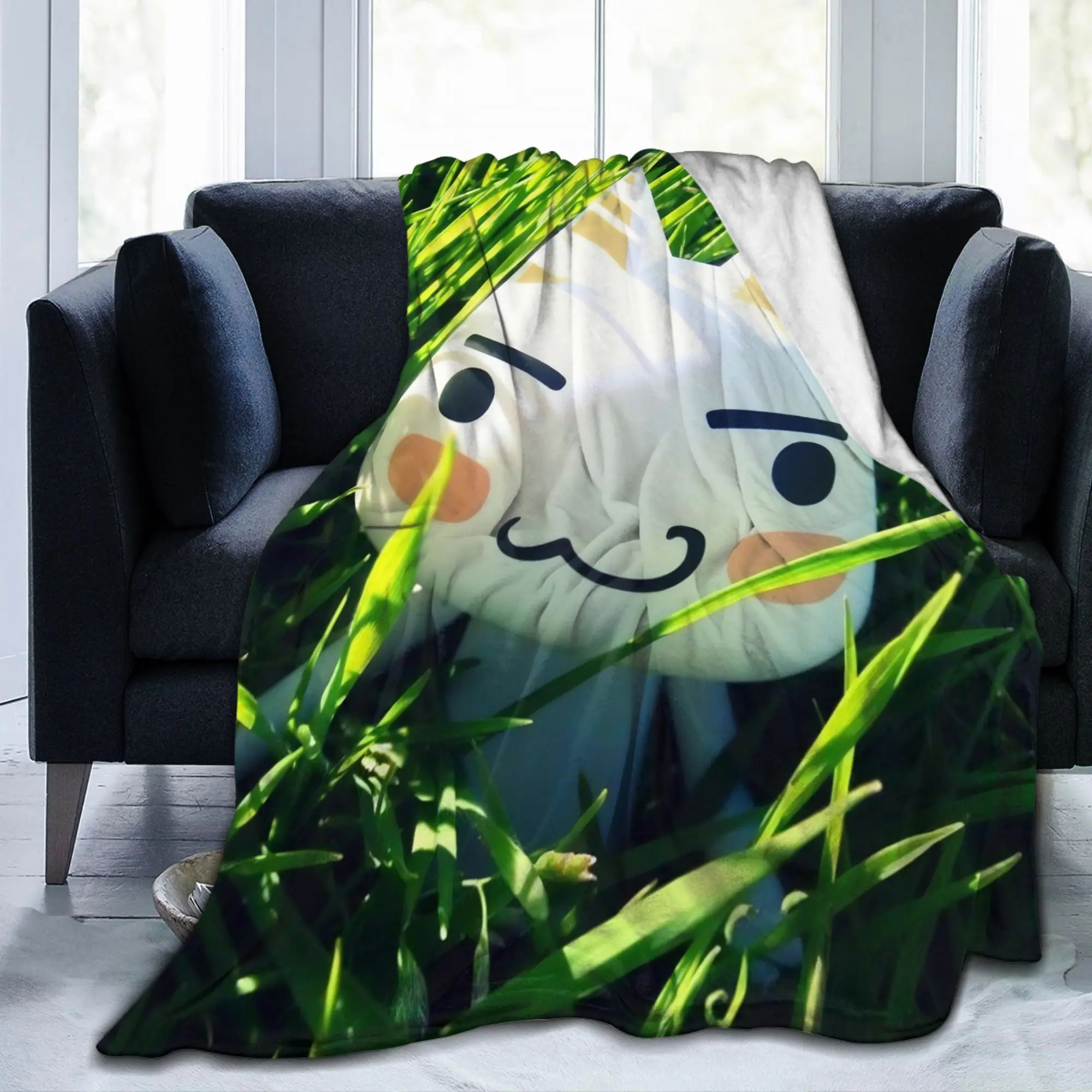 Toro Inoue Cat Flannel Throw Blanket Kawaii Neko Blankets for Bed Couch Super Soft Bedding Throws,