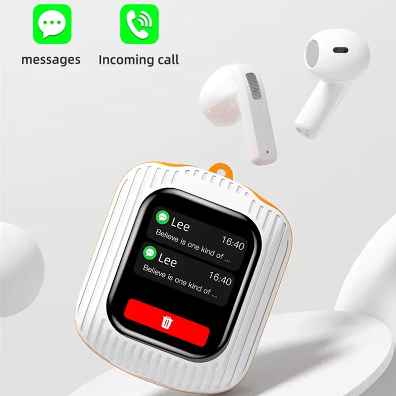 

K8 Portable Wireless Bluetooth Headset Smart Touch Display Multifunctional Noise Cancelling LED Battery Ecouteur Bluetooth