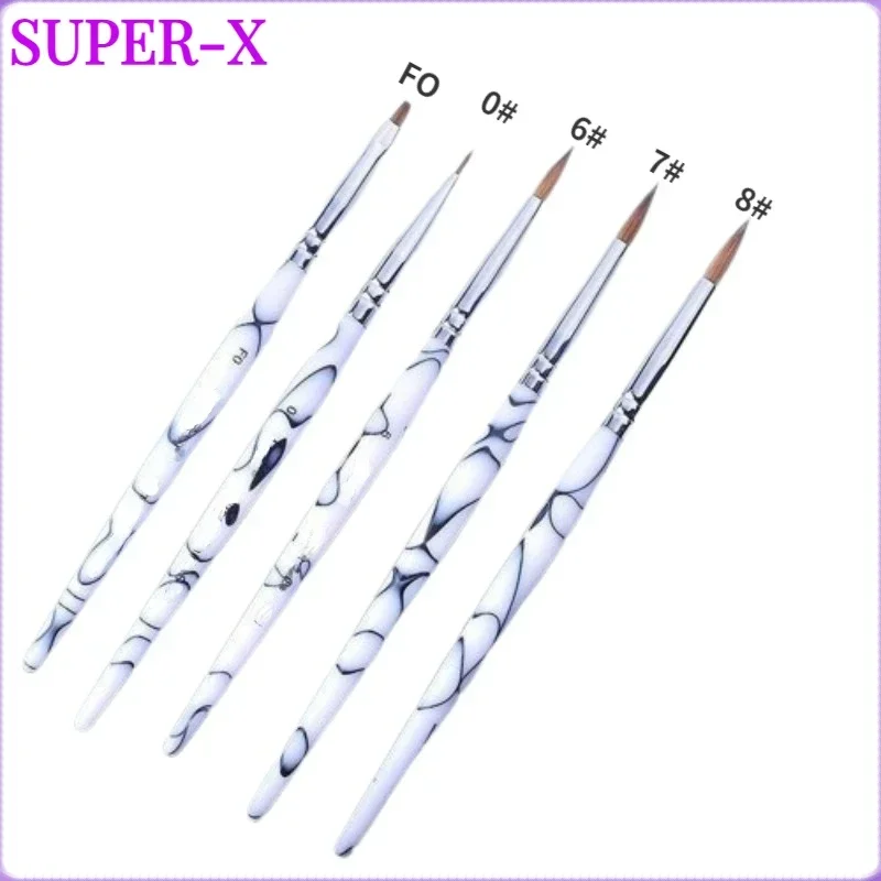 1PCS Dental  Lab Porcelain Ceramic Finest Sable Ermine Brush Pen Set Tool Dental Lab Porcelain Applying Pen