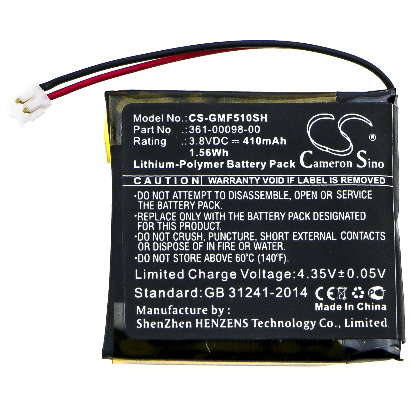

Garmin Fenix 5X Plus Fenix 5X Battery Replacement Li-Polymer Smartwatch 3.8V 410mAh