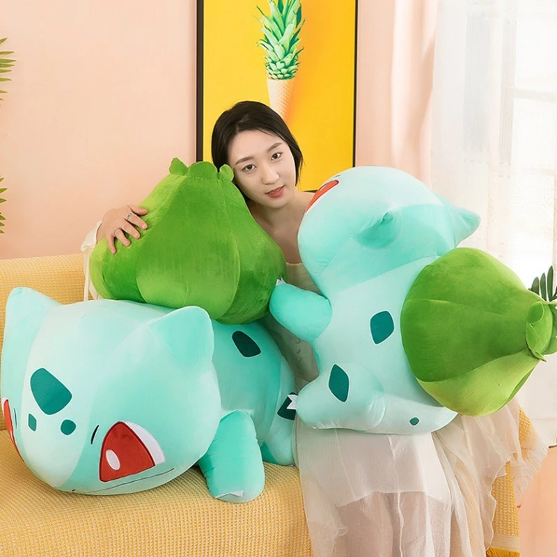 30-75cm Large Size Pokemon Plush Toys Bulbasaur Classical Kawaii Plushie Dolls Skin Shell Soft Pillow Anime Gifts for Children