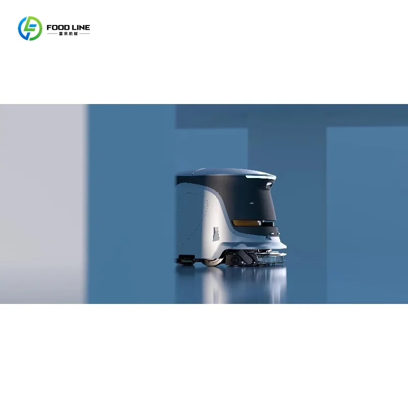 Custom High Tech Commercial Cleaning Robot Ultra Quiet Safety Obstacle Avoidance Complete Cleaning Disinfection Solution