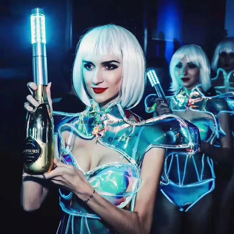 

Бар, вспышка для шампанского, светодиодная зарядка, вспышка для ночного клуба, КТВ, флуоресцентный свет, крышка для вина, светящаяся атмосфера, реквизит