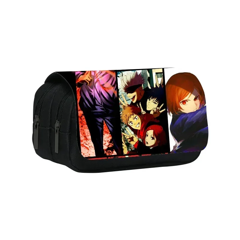 Anime Jujutsu Kaisen, Yuji Itadori, Gojo Satoru Lápis Cases, Pen Bags Box, Saco de maquiagem cosmética, Saco de armazenamento, Bolsa Carteira Presente