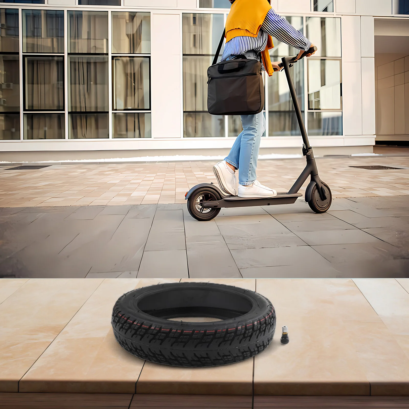 

Electric Scooter Tire 60 70-7.0 Tire Good Grip Lightweight Replacement Special Tire Lines Lightweight Scooter Tire