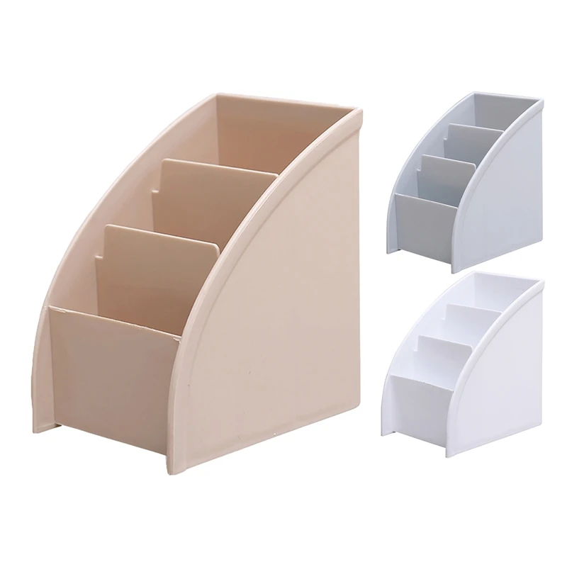 

Home Remote Control Holder Storage Box Mobile Phone Cosmetics Case Desk Nightstand Desktop Stationery Storage Rack