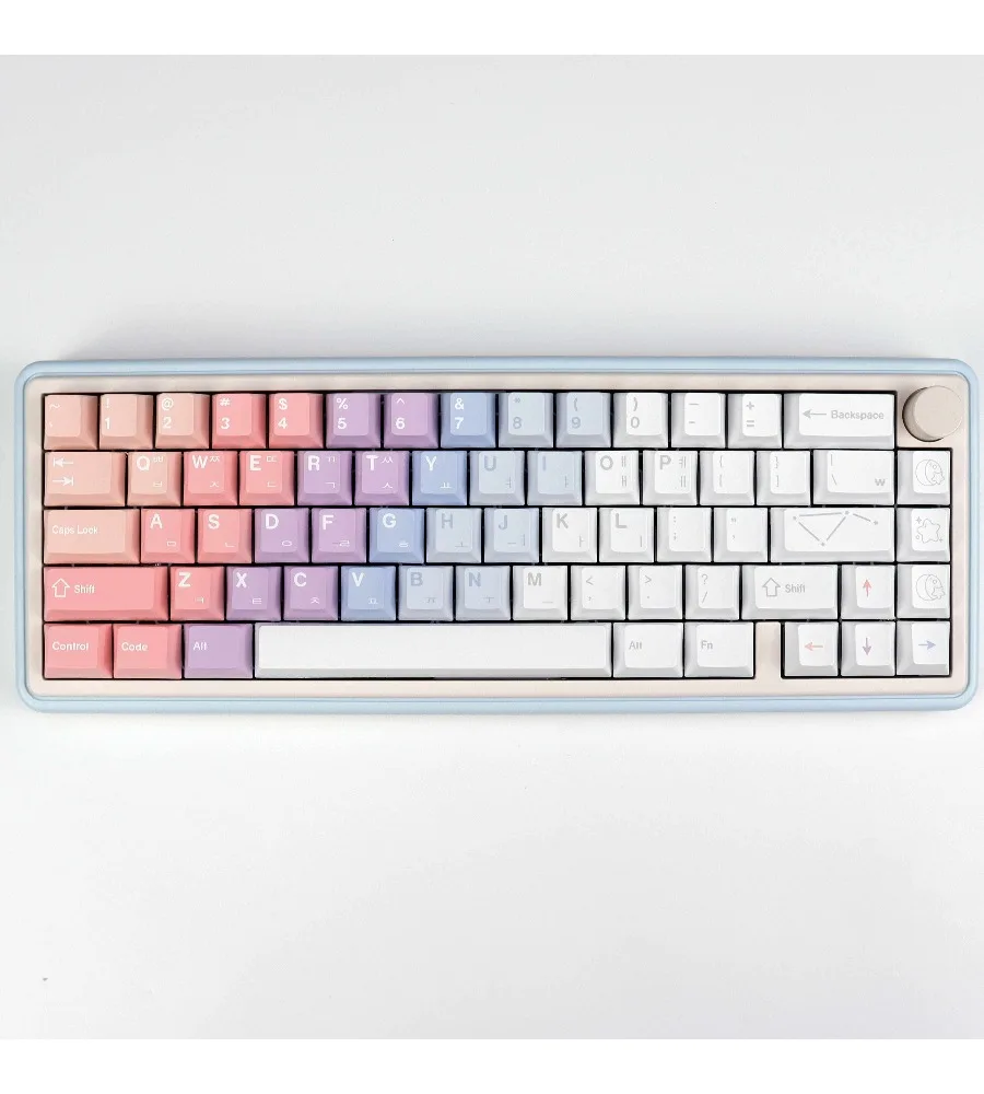 

Keycap Korean layout PBT five-sided sublimation original factory height mechanical keyboard 98 87