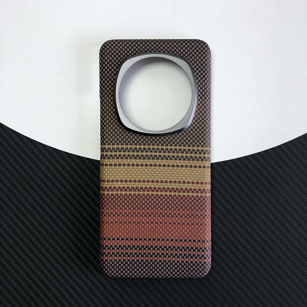 

Colorful phone case for HONOR Magic6 Pro M6P 6P Kevlar real Aramid Carbon Fiber case Magnetic Wireless charging 01