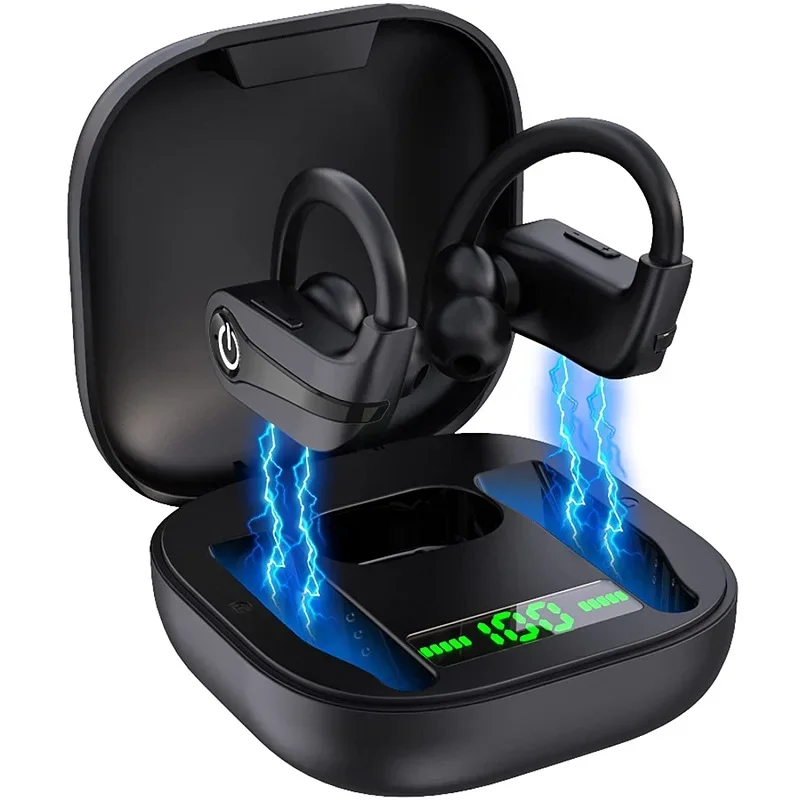 

Q20 High Quality Wireless Headset Ear Hanging Bluetooth Earphones Open Bone Conduction Long Range Sports Music OWS Headphones