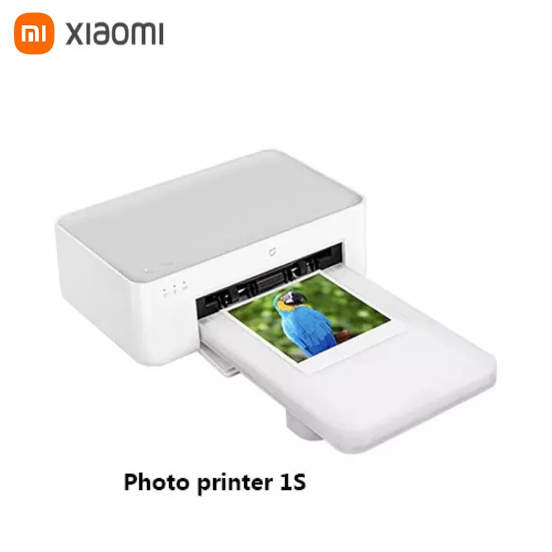 Xiaomi Mijia Photo Printer 1S 6-inch High-Definition Auto Film Multi-size ID Photos Smart Printer Wireless Phone Photo Printer