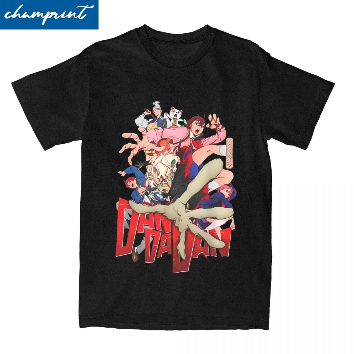 Aesthetic Dandadan Anime Okarun Shonen Manga Graphic Tshirts Unisex Cotton Tops Leisure O-neck Short Sleeve