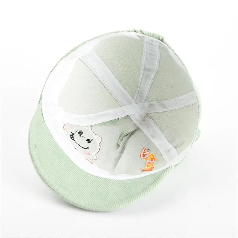 Topi bisbol bayi perlindungan UV, topi kasual katun lembut kartun, topi matahari bayi, topi lidah bebek tipis bersirkulasi udara, topi luar ruangan