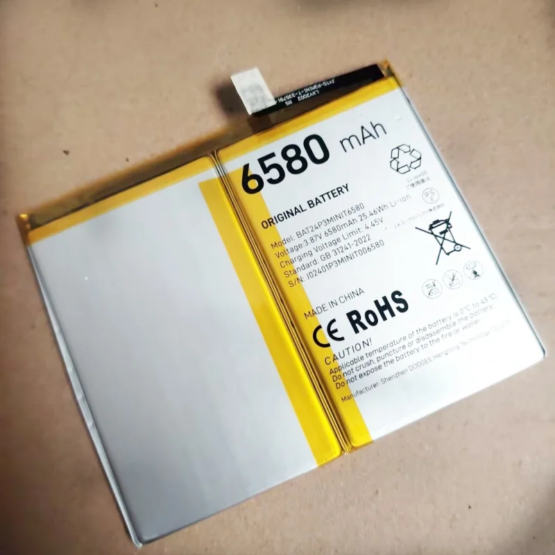 Brand new high-quality battery For DOOGEE T10E  BAT23P3MINIT6580 6580mah mobile phone battery