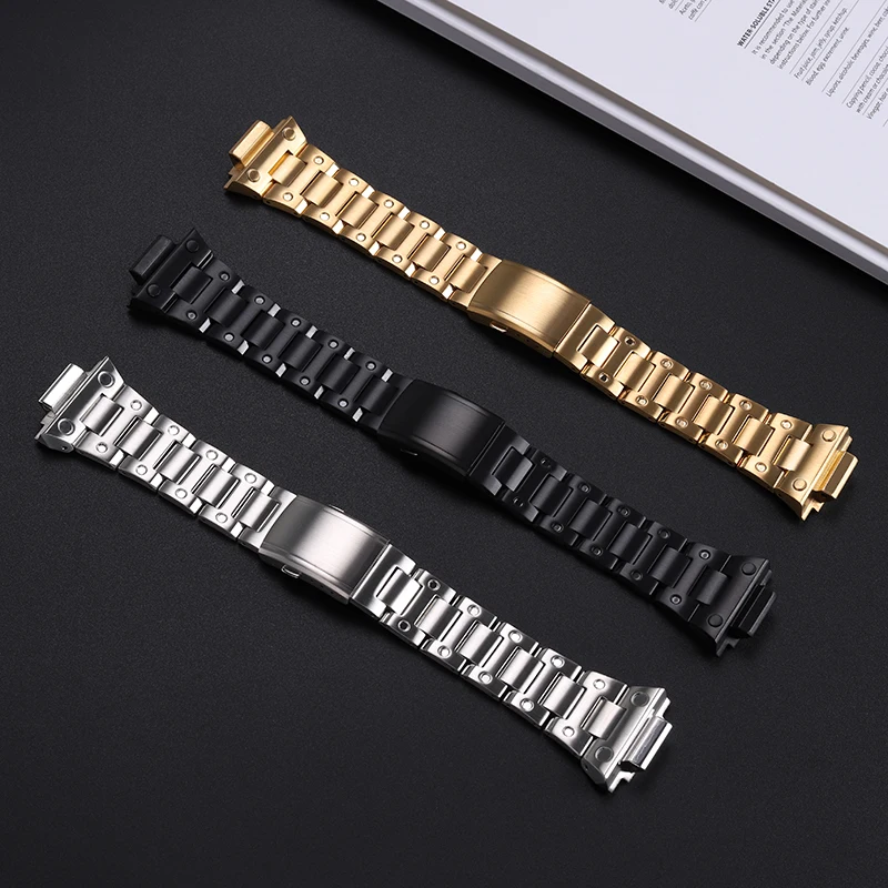 For Casio G-shock GXW-56 GX-56BB Precision Steel Strap Case Modifying the Metal Watch Chain Casing Waterproof Bracelet Watchband