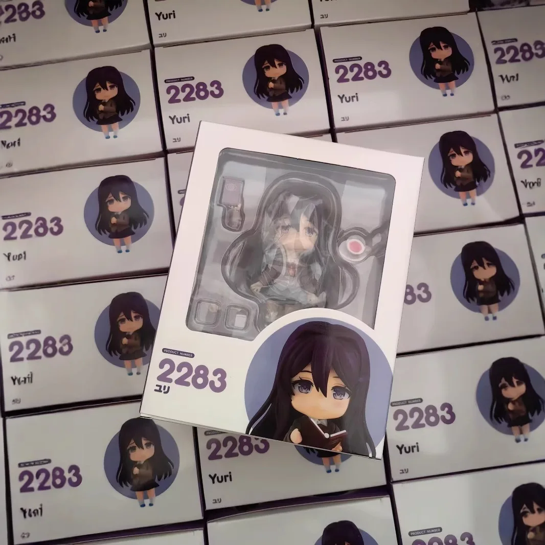 4 TIPOS 10cm Doki Club de Literatura Doki Monika 2250 #   2283 1817 Figuras de acción Colección de juguetes Muñeca Regalo de Navidad con caja