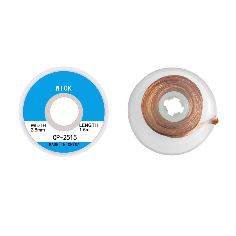 Desoldering Mesh Braid Tape Copper Solder Remover Wire Soldering Wick Tin Lead Cord Flux BGA Repair Soldering Tools Accessories