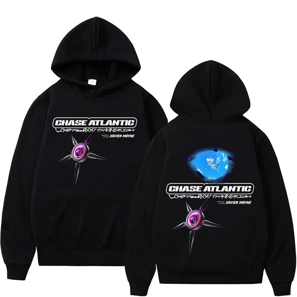 

Chase Atlantic Lost in South America Tour Hoodie Men Women Gothic Rock Oversized Sweatshirt Men's Casual Cotton Vintage Pullover