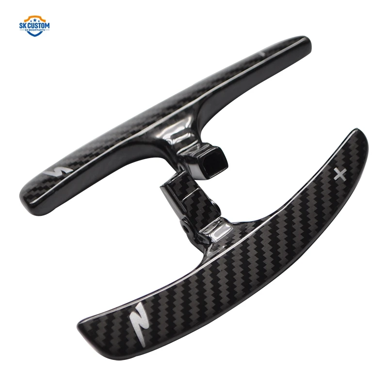 Car Carbon Fiber Steering Wheel Shift Paddle For Mazda CX-4 MX-5 Replacement Extension