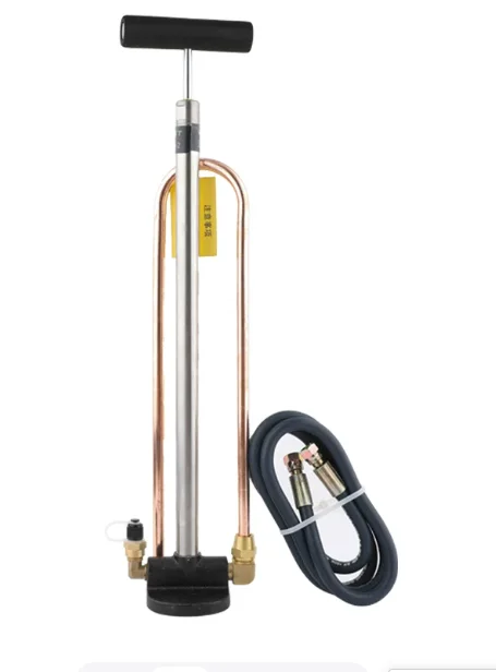 200-250psi 50-75ml Handheld Foot Operated Oil Filling Pump Pco-1/2 Manual Central Air Conditioning Refrigeration Oil Adding Pump
