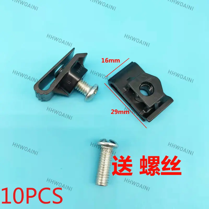 

10PCS For Infiniti QX80 QX50 QX70 QX30 Front Center Grill Bumper Screws for License Plate Base Accessories