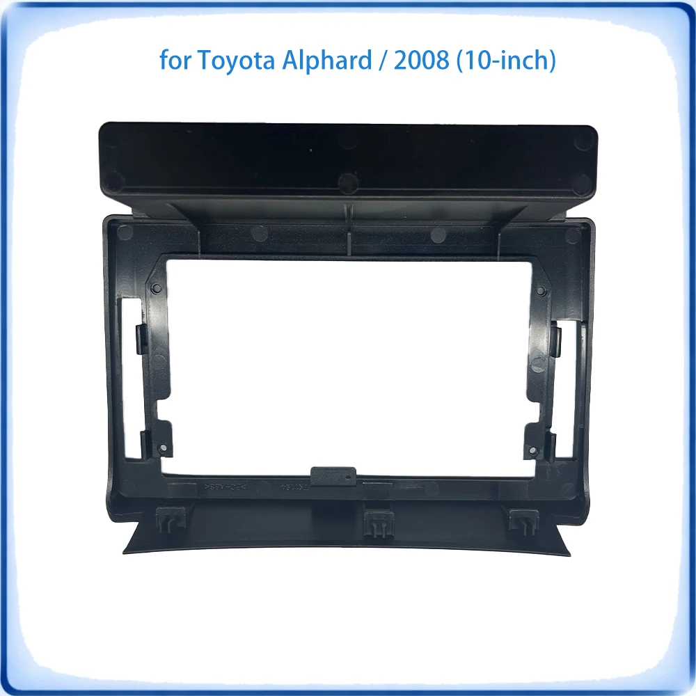 Car Radio Fascia Frame For Toyota Alphard 2008 10 inch Stereo Panel Wiring Harness Power Cable