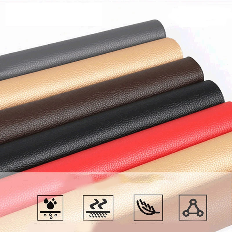 Self Adhesion Multicolor Faux Synthetic PU Leather Patches For Sofa Hole Tables Bed Repair