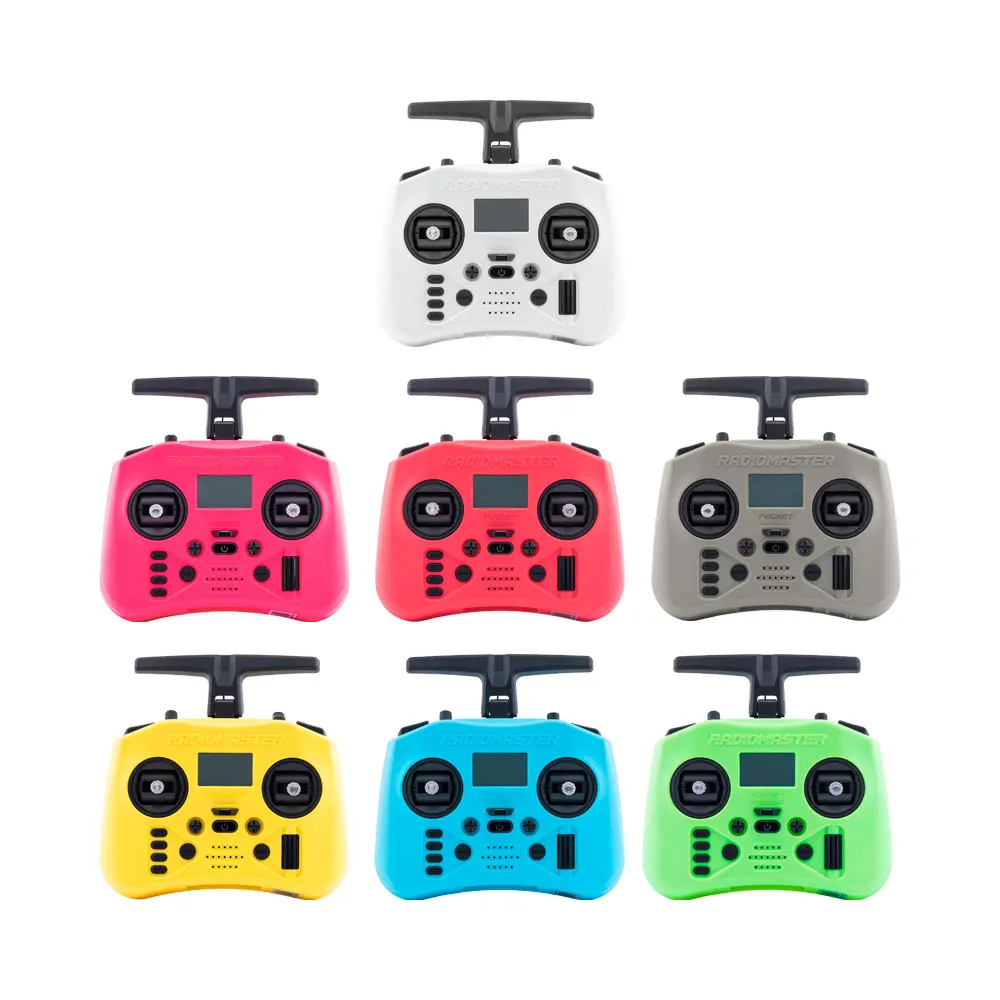 Radiomaster Pocket Crush 2.4GHz ELRS Hall Gimbal Transmitter Remote Control Portable Lightweight Foldable Antenna - image 1 of 6