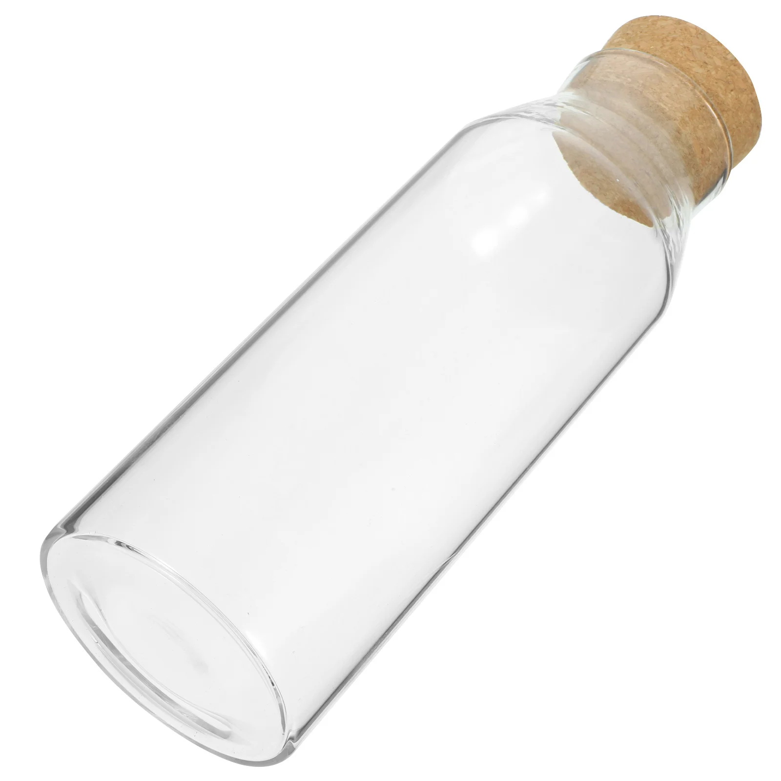 

Wide Mouth Glass Jar with Cork Lid for Food Storage Tea Coffee Beans Sugar Salt Kitchen Pantry Sealed Glass Container