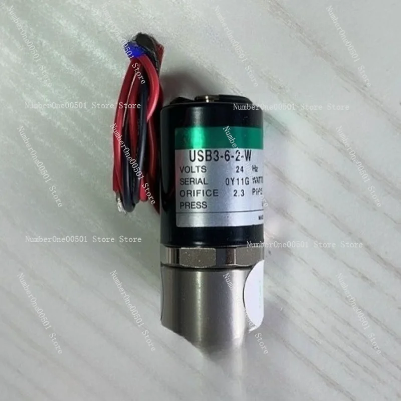 صمام الملف اللولبي DC 24V سلسلة USB3 1/2 "إلى 3" نماذج المنافذ: USB3-6 USG3-6 مع خيارات W D B E