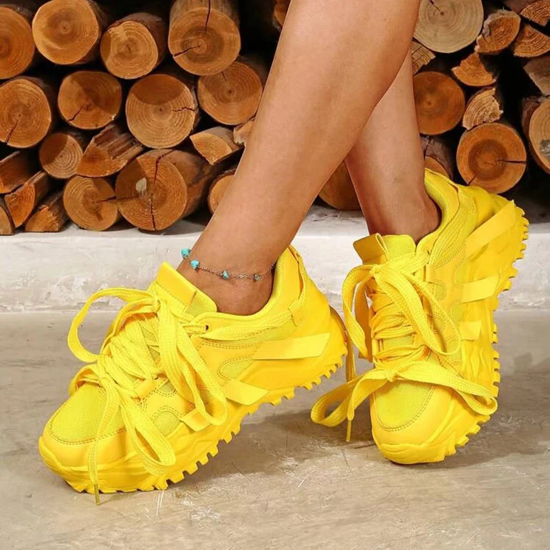 

New Women Sneakers Lightweight Walking Board Jogging Sport Dad shoes Flat Casual Shoes Running White Shoes Trend Breathable