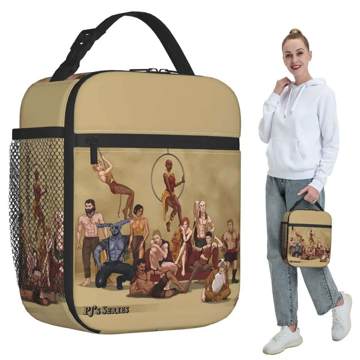 Dragon Age Inquisition - PJ's Series Insulated Lunch Bag for Women Office Cooler Thermal Food Box Tote Lunch Boxes Container