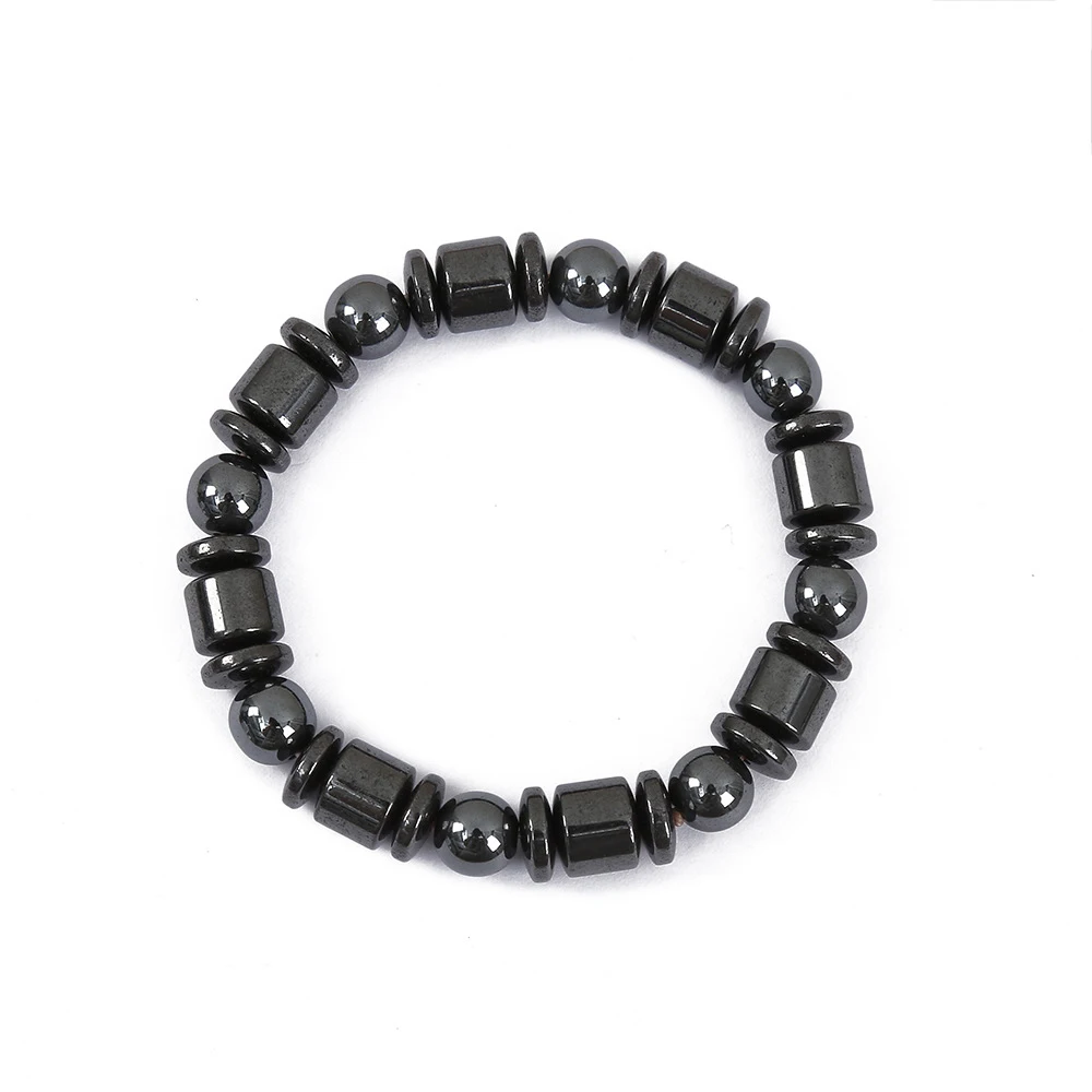 Unisex Fat Burning Magnetic Therapy Bracelet  Black Stone Beads for Weight Loss & Body Shaping Slimming Jewelry for Men & Women image 4