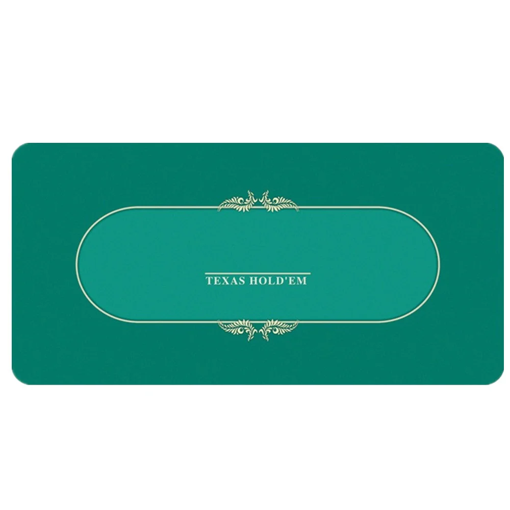 

Rubber Texas Hold'em Table Mat Casino Poker Table Anti Slip Tablecloth Poker Mats Mahjong Board Games Tablecloth