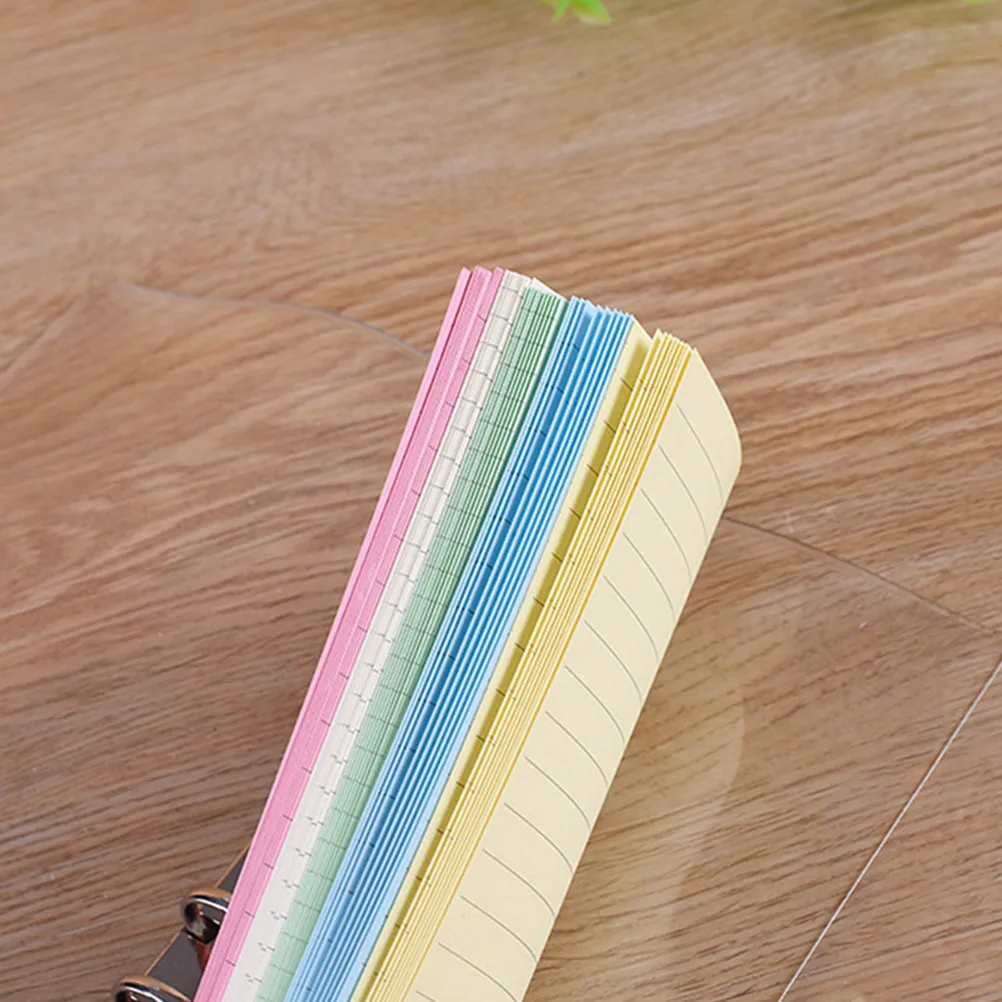 2Pcs A6 Notepad Refill Paper Six-Hole Loose Leaf Paper Sheets Tear-Resistant Smooth Surface for Daily Notes Agendas