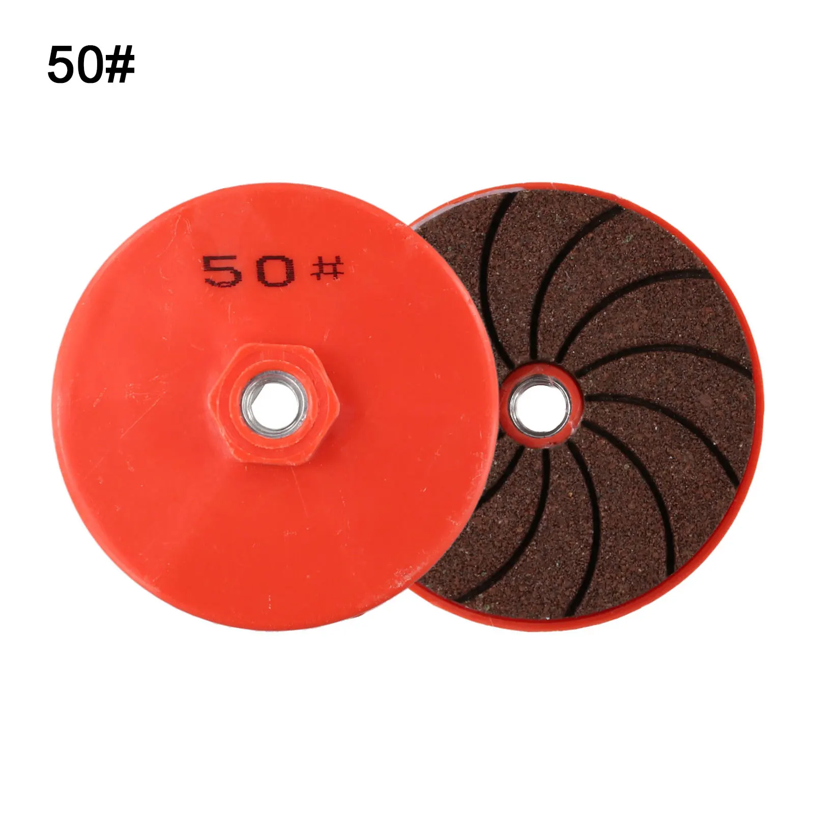 1pcs M10 Thread 80mm Diamond Polishing Pad Wet Dry Buff Disc Abrasive For Marble Concrete Polishing Tools 50/100/200Grit