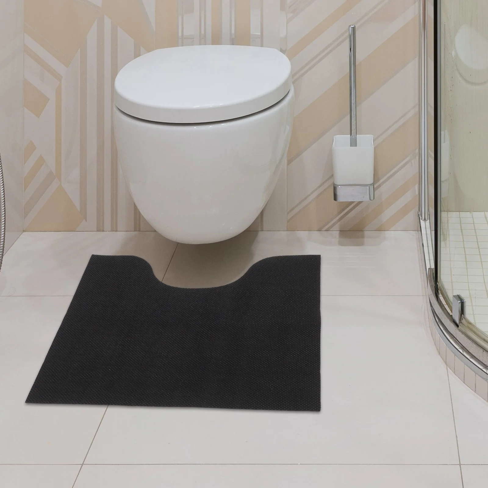 

Набор из 6 многоразовых водонепроницаемых ковриков для приучения к горшку в форме буквы U для детей, легко моются, можно стирать в машине, нескользящие, для пола в ванной/на туалете