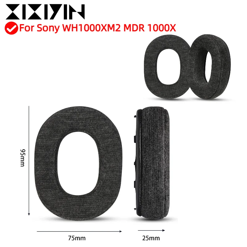 

XIXIYIN Replacement Skin friendly cotton fabric Ear pads Fits For Sony WH1000XM2 MDR 1000X Headphones Ear Cushions headset