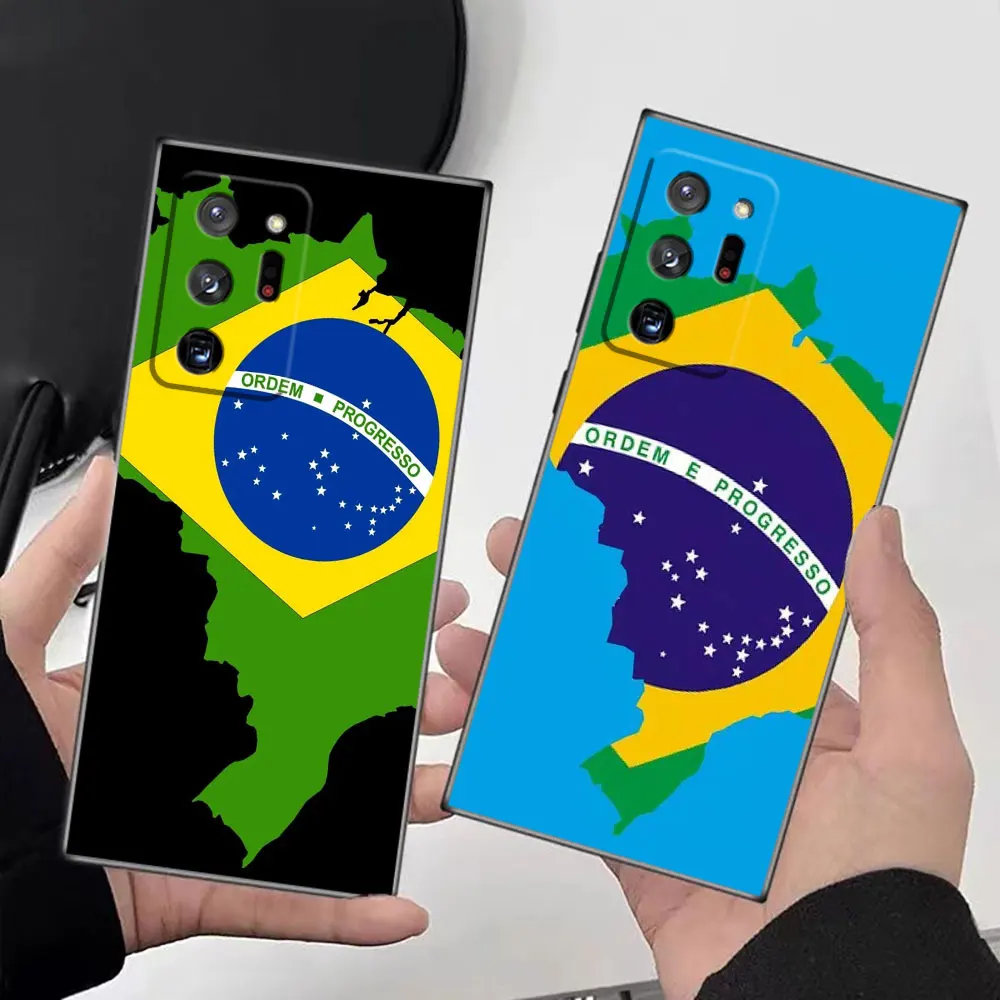 

Brazilian Flag Funda Case For Samsung Galaxy NOTE 20 10 9 8 M54 M53 M51 M33 M32 M31 M30 M30S M23 M20 J8 J7 J6 Case Shell Capa