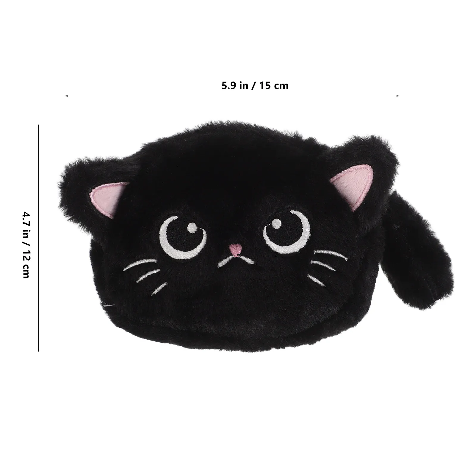 Cat Coin Purse Cute Kawaii Change Wallet for Women Girls Small Makeup Bag Lipstick Pouch Stationery Organizer Cartoon Pouch