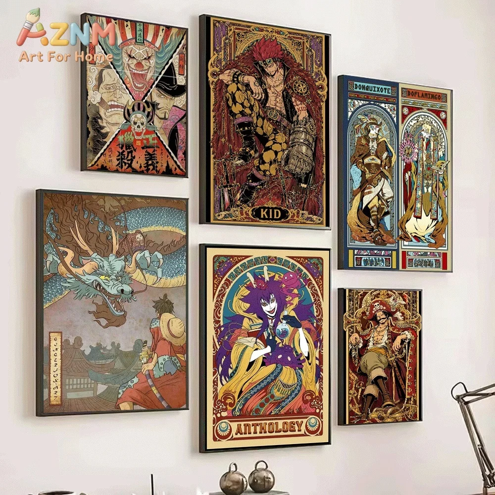 One Piece Anime Canvas Wall Ar - огляд і ціна Photography Pose